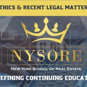 IN PERSON TRAINING: Ethics & Recent Legal Matters