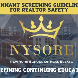 ZOOM: Tenant Screening Guidelines for Realtor Safety