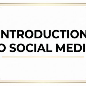 IN PERSON TRAINING: Introduction to Social Media (3hr)