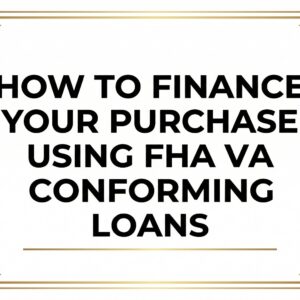 ZOOM: How To Finance Your Purchase using FHA VA Conforming Loans (3hr)