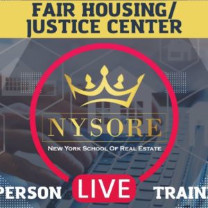 IN PERSON TRAINING: Fair Housing/Justice Center