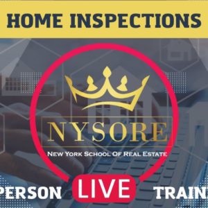 IN PERSON TRAINING: Home Inspection