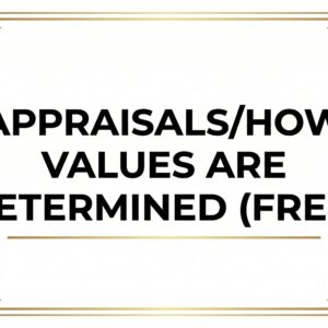 IN PERSON EVENT: Appraisals/How Values Are Determined (FREE)